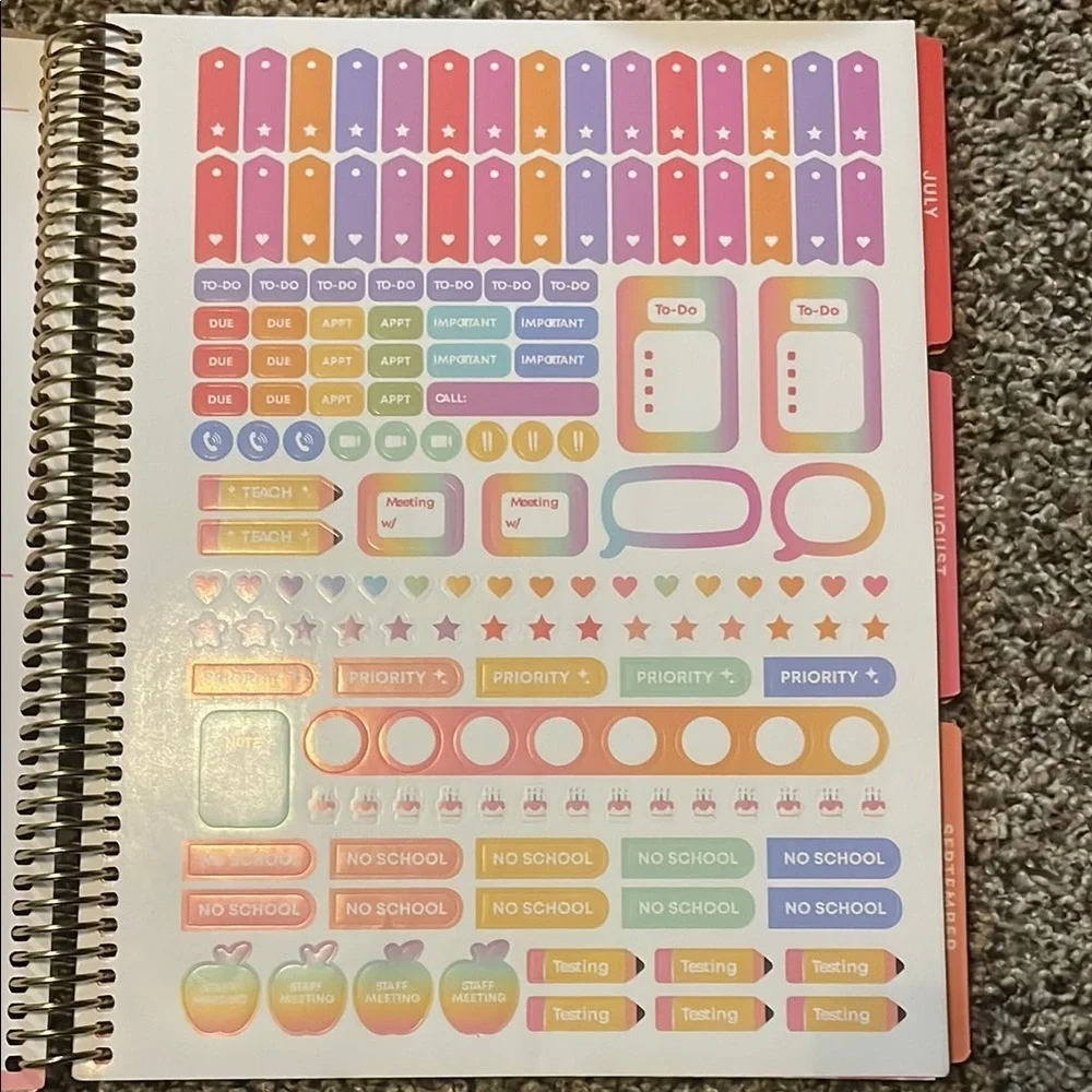 Floral Home Office Calendar